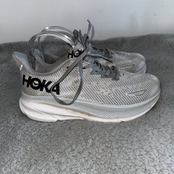 Size 7D Men’s Hoka One Clifton 9 Low‎ Harbor Mist Black 1127895-HMBC main image 5